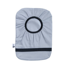 Spoonie Hilos Cubierta de bolsa de ostoma elstica gris | Bolsas de leostoma de estoma de colostoma de moda y ajustable | Gray 6x11 (apertura peq