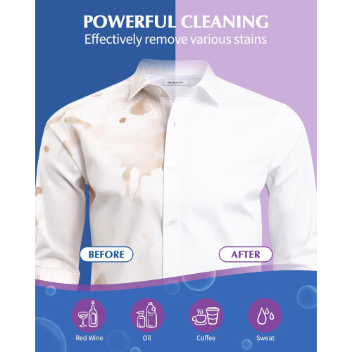 Laundry Detergent Sheets Space-Saving Travel-Deep Cleaning Lavender Eco No Plastic Jug 240 Loads 1