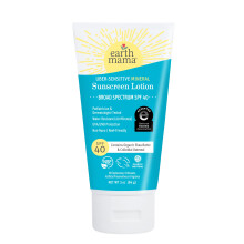 Earth Mama Uber-Sensitive Mineral Sunscreen Lotion SPF 40 | Reef Safe Non-Nano Zinc Contains Organic Colloidal Oatmeal | Steroid-Free Eczema Cream