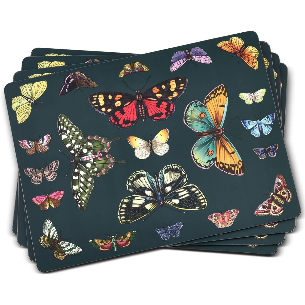 Portmeirion Home & Gifts Set Di 4 Tovagliette Grandi, Sughero, Multicolore, 40,1 X 29,8 Cm-image