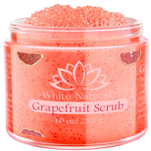 Organische grapefruitzoutscrub Hydrateert en verzacht de huid Puur natuurlijke huidverzorging Exfoliator Douchescrub voor het exfoli?en van dode zeec