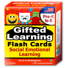 TestingMom.com Givede læring Flash -kort - Social Emotional Learning (SEL) til Pre -K og børnehave