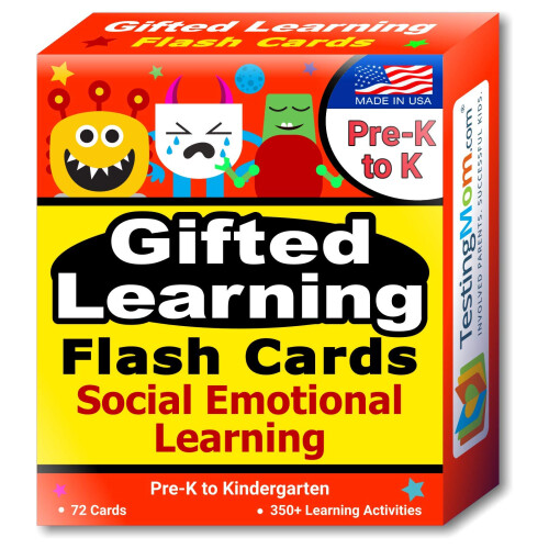 TestingMom.com Givede læring Flash -kort - Social Emotional Learning (SEL) til Pre -K og børnehave