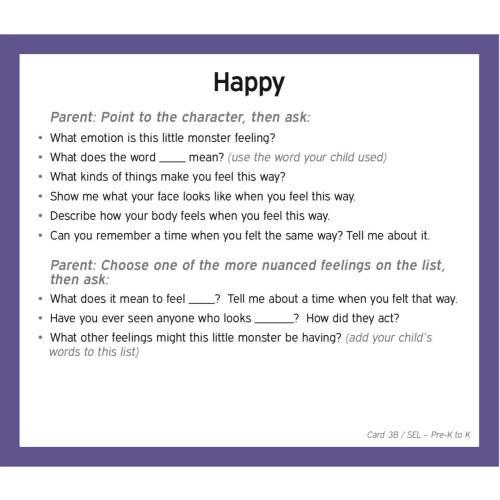 TestingMom.com Givede læring Flash -kort - Social Emotional Learning (SEL) til Pre -K og børnehave 2