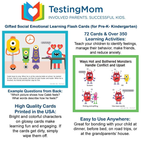 TestingMom.com Givede læring Flash -kort - Social Emotional Learning (SEL) til Pre -K og børnehave 1