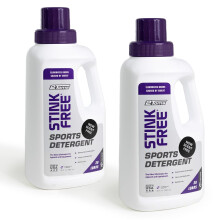 2Toms StinkFree pyykinpesuaine, hajusteeton hajunpoistoaine urheiluvaatteisiin ja -varusteisiin, joka on muotoiltu hikeδ varten 30 unssia 2 pulloa