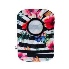 Spoonie Hilos Floral Stripe Ostomy Bag Cubierta | Bolsas de leostoma de estoma de colostoma de moda y ajustable | Floral Stripe 5x8 (apertura pequ
