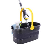 Skladacie plastov vedro na mop Yocada, 10 l (2,6 gal na), cistiaci k na um vanie pongiou, ploch m mopom a vatou