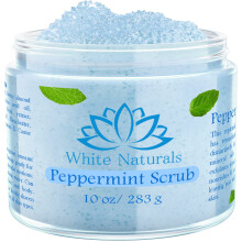 Pure Pepermuntscrub Hydraterende en exfoli?ende gezichts- en lichaamsscrub Biologische exfoliatorscrub Bestrijdt striae Fijne lijntjes en rimpels Nat