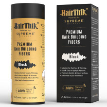 HairThik haaropbouwende vezels - Vul fijn of dunner wordend haar onmiddellijk in voor dikker, voller ogend haar voor mannen en vrouwen - Oplossing vo