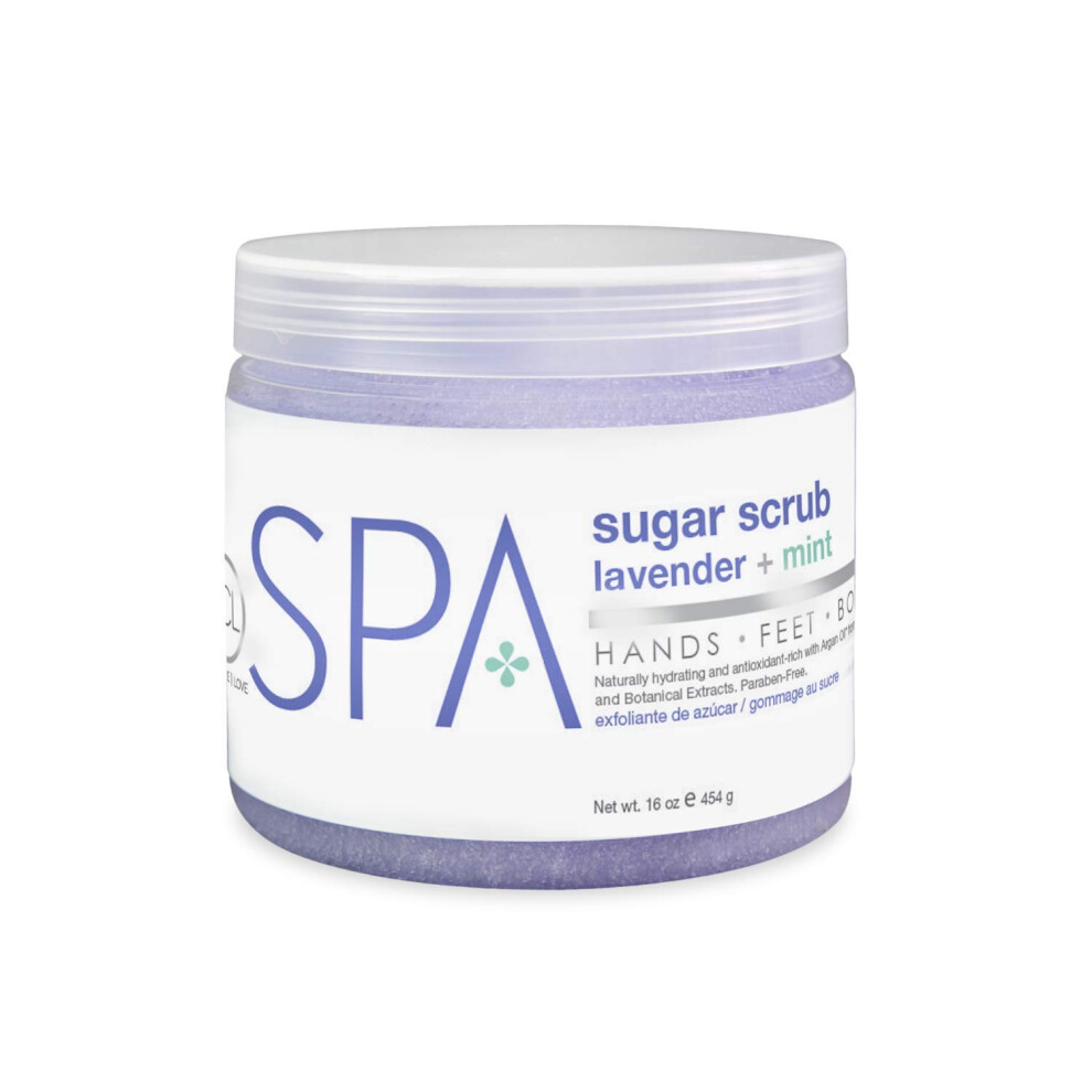 Bcl Spa Lavender Sugar Scrub + Mint 16 Oz