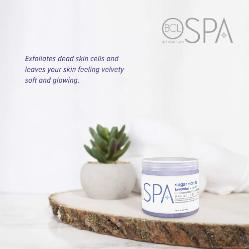 BCL SPA Sugar Scrub Levandule + mta 16 oz 2
