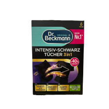 Dr. Beckmann Panni Colorati Intensivi Nero 2 in 1 6 pezzi 955815
