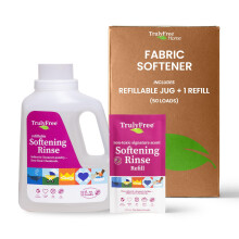 Truly Free TF Scented Rinse SR| Safe for Babies & Kids with Sensitive Skin | Plant-Based | Include 1 Refillable 50oz Bottle with Measuring Cap| Signa