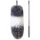 BOOMJOY Microfiber Feather Duster with Extendable Pole  100"""" Telescoping Cobweb Duster for Cleaning  Bendable Head  Scratch-Resistant Cover  Was 1