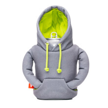 Puffin - The Hoodie Sweatshirt - Ge?oleerde 12 oz blikjeskoeler I bierfles en frisdrankblikje isolator Houd drankjes en dranken koud - Tinnen/Keylime