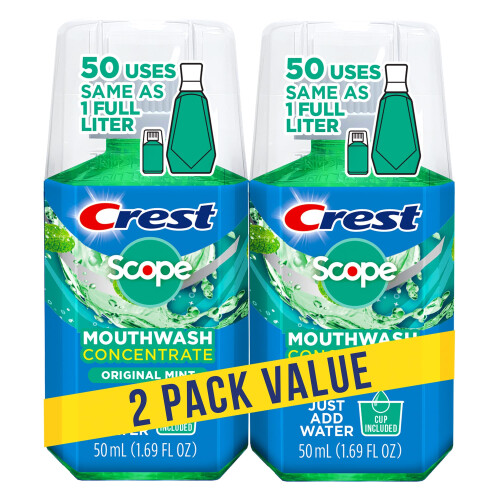 Crest Crest Scope Original Mint Collutorio Concentrato 50Ml 2Ct 1