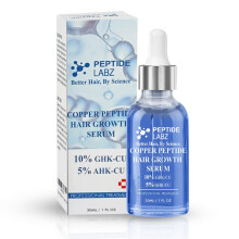 Copper Peptide Hair Growth Serum - 10% GHK-CU & 5% AHK-CU for Thicker, Healthier Hair | B0D1LLWZBG