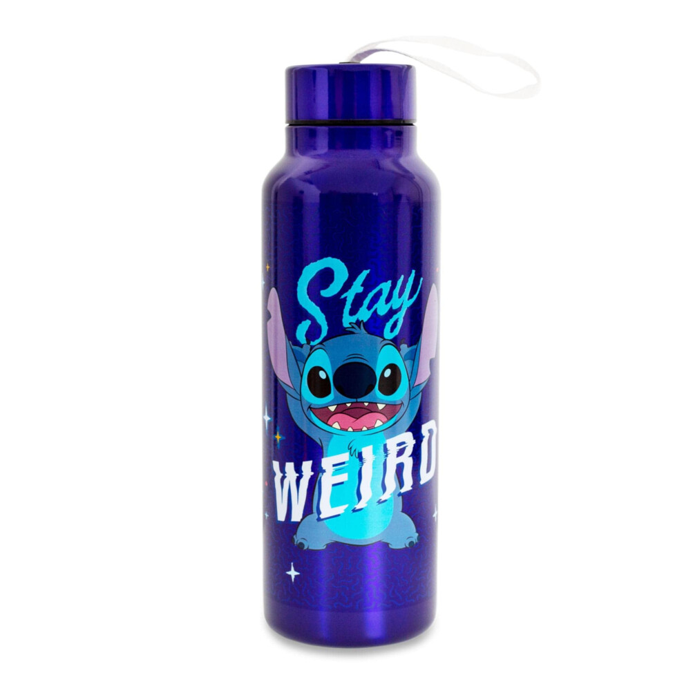 Photos - Wetsuit Disney Lilo & Stitch ""Stay Weird"" 27-Ounce Stainless Steel Water Bottle | BPA-Free Plastic Sports Jug With Leakproof Screw 
