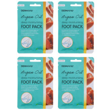 Derma V10 Argan Oil Foot Pack x4 - Bundled by Smart Cutie