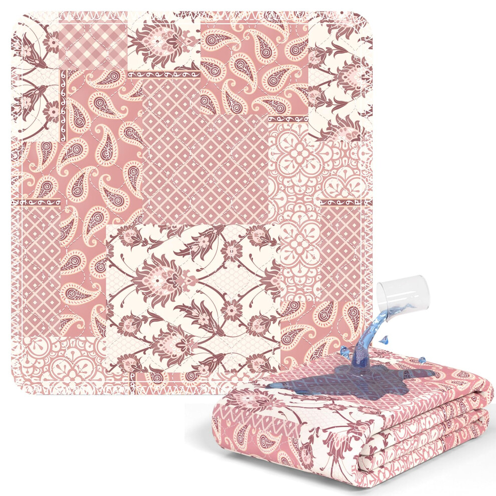 Mildplus Printed Washable Bed Pads 34""X36"" Reusable Underpads Waterproof Mattress Protector Incontinence Bed Pads Pee Pads For Adults Kids Or Pets