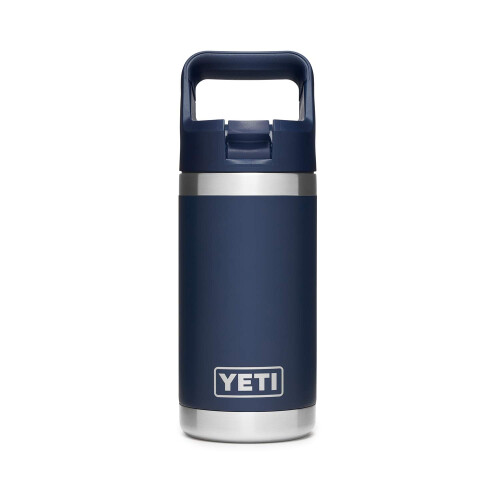YETI Rambler Jr. 12 oz Kinderflasche mit Strohkappe, Marine 1