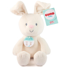 Baby Peek-a-Boo Flora Bunny Plush, Bunny Rabbit Stuffed Animal, Baby Toy for Ages 0 and Up, Cream, 18 cm
