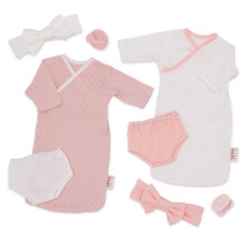 LullaBaby - Poppenkledingset van 35 cm - Dekentjes - Fopspeenaccessoires - Fantasierijk spel - Speelgoed voor kinderen vanaf 2 jaar - Babypop Slaapza
