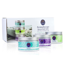 Unwind & Soothe Epsom Salt Gift Set - 3 x 300g of Goodnight, Soothe & De-Stress with Pure Essential Oils