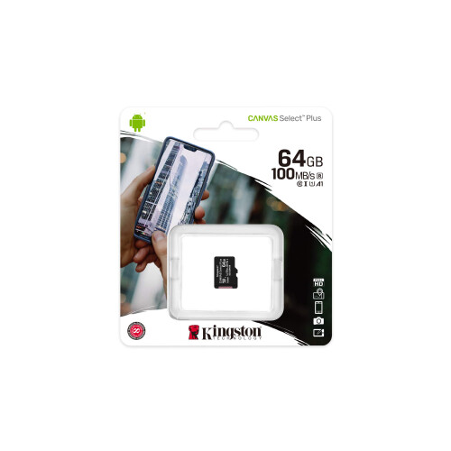 Kingston Canvas Select Plus microSD Card SDCS2/64 GB SP Class 10 2