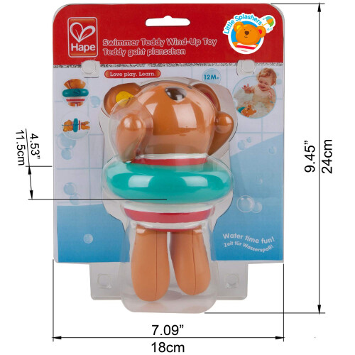Hape Nounours meccanico nuotatore E0204 2