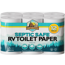 Papel higinico RV - Papel higinico sptico de 12 paquetes de 2 capas de disolucin rpida Papel higinico Safe Safe para evitar obstrucciones - Per