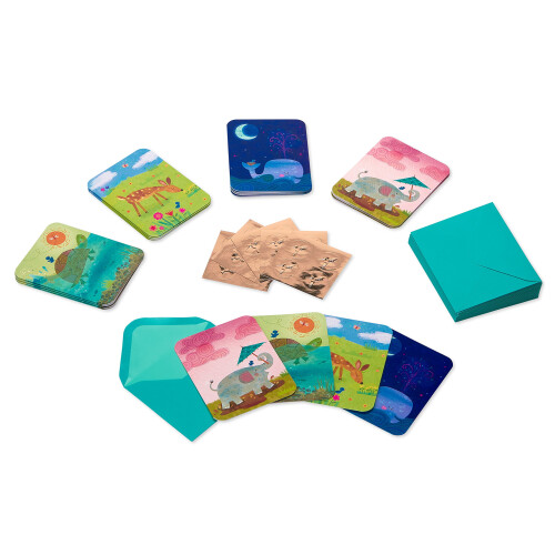 Papyrus Blank Cards with Envelopes  Moon Sun Rain (20-Count) 1