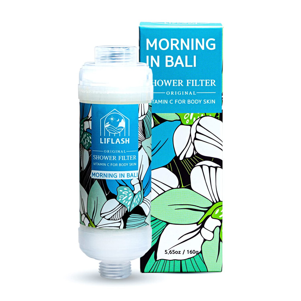 Liflash Vitamin C Shower Filter For Hard Water Aromatherapy Softener Purifier Help With Softer Skin And Hair Enhancement For Universal Output Showe 8809990406029