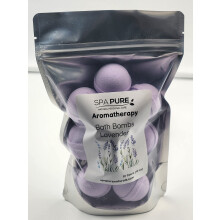 Spa Pure Amber Romancing: Bath Bomb Fizzies Made in USA met Shea Butter Ultra-hydraterend Beste voor alle huidtypes (14 stuks) Pakket van 1