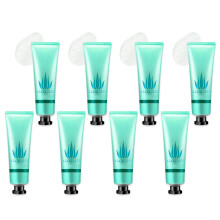 Fusang 8Pcs Organic Aloe Vera Gel for After Sun Skin Care Natural Moisturizing Aloe Vera Gel for Face & Body Easy to Portable Face Moisturizer Travel