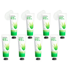 Fusang 8Pcs Organic Aloe Vera Gel for After Sun Skin Care Natural Moisturizing Aloe Vera Gel for Face & Body Easy to Portable Face Moisturizer Travel