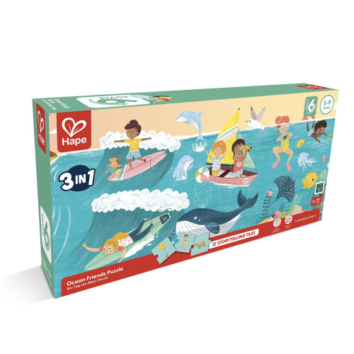 Hape Beach Puzzles for Kids 5Y+ 1