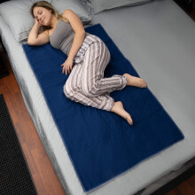 Inspire waterdichte matrasbeschermer donker gekleurd om vlekken te verbergen extra groot 34 x 54 gewatteerd bedkussen voor incontinentie wasbaar voor