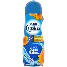 Purex Crystals In-Wash Fragrance and Scent Booster Fresh Spring Waters 21 Ounce (Pack of 4)