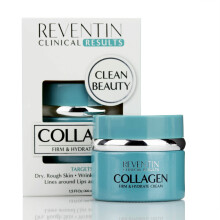 Reventin Firm & Hydrate Collagen Face Cream Targets Wrinkles Fine Lines & Dry Skin Anti Aging Facial Moisturizer Collagen Lotion W/Peptides Vitam