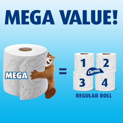 Charmin Ultra Soft Toalettpapper, 4-pack, Vit 2