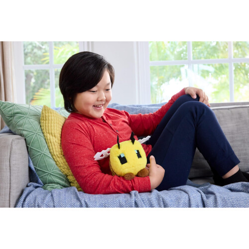 Mattel Mattel Minecraft Plush Toy Bee Boneca macia inspirada em um personagem do filme Minecraft colecionvel de 8 polegadas 1