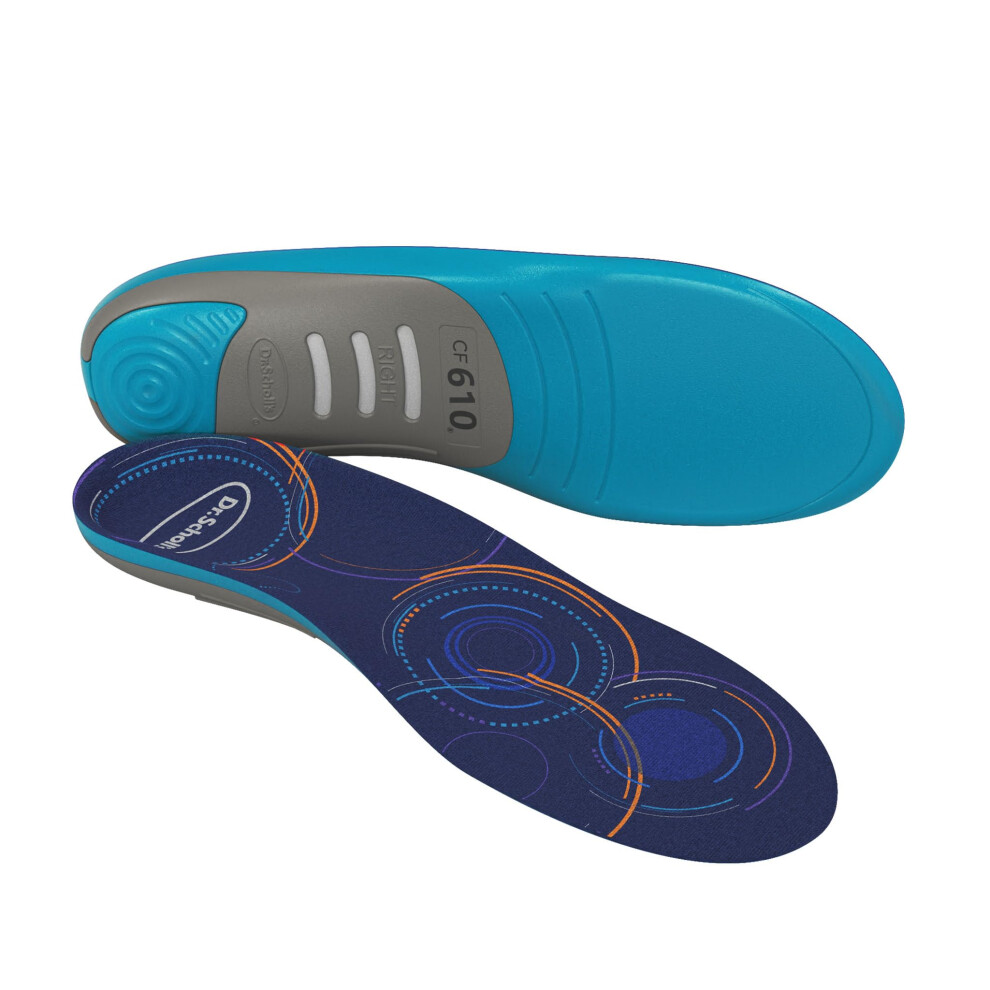 Scholl Dr. Scholl's Custom Fit Comfort - Plantar Fasciitis Insoles Orthotics Shoe Inserts With Arch Support For Men & Women Suitable For 220+ Lbs Stay On