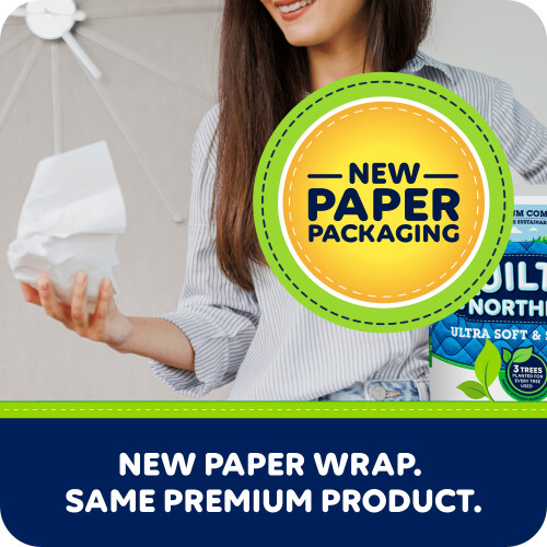 Papel higi   nico de Ultra Soft e forte acolchoado 6 Mega Rolls 1