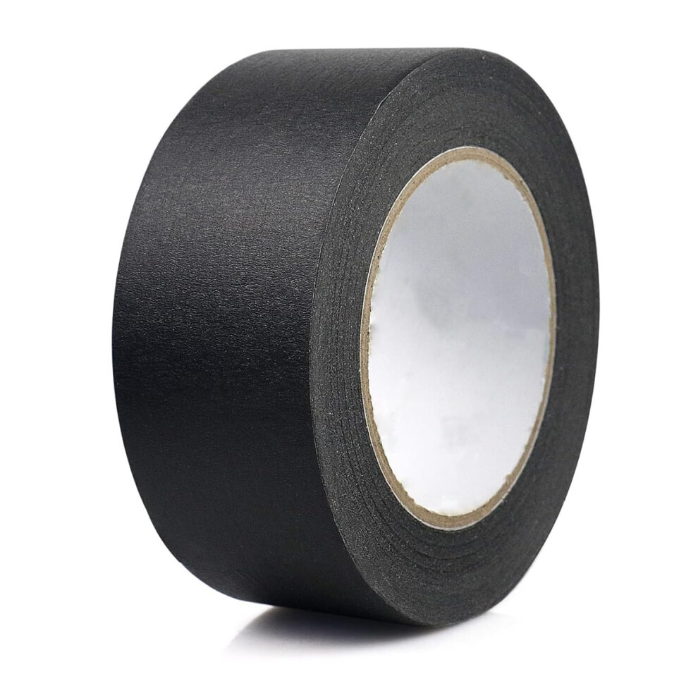 Multi-Surface Premium Masking Tape, Decorating Painters Tape For Artist Indoor 30M*5Cm, Black (1) 192408507349