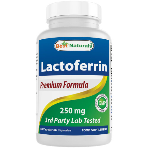 Best Naturals, Lactoferrine, 250 mg, 60 Vcaps