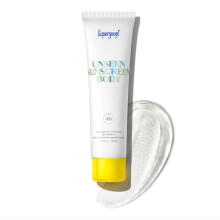 Supergoop! Unseen Sunscreen Body SPF 40 - Onzichtbare zonbescherming - 3.4 fl oz - Gewichtloos en geurloos - Water- en zweetbestendig - Voor alle hui
