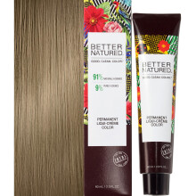 Better Natured Permanente 8N natuurlijke blonde haarkleurstof - Natuurlijk afkomstige veganistische en 100% grijsdekking die tot 8 weken aanhoudt