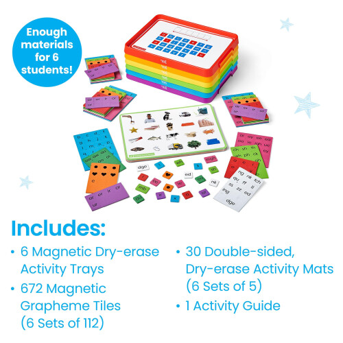 Hand2mind Advancing Phonics Word Work Small Group Set Magnetic Letter Fliser 1